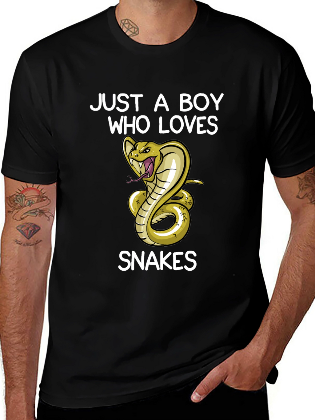 Boy Who Loves Snakes T-Shirt