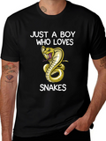 Boy Who Loves Snakes T-Shirt