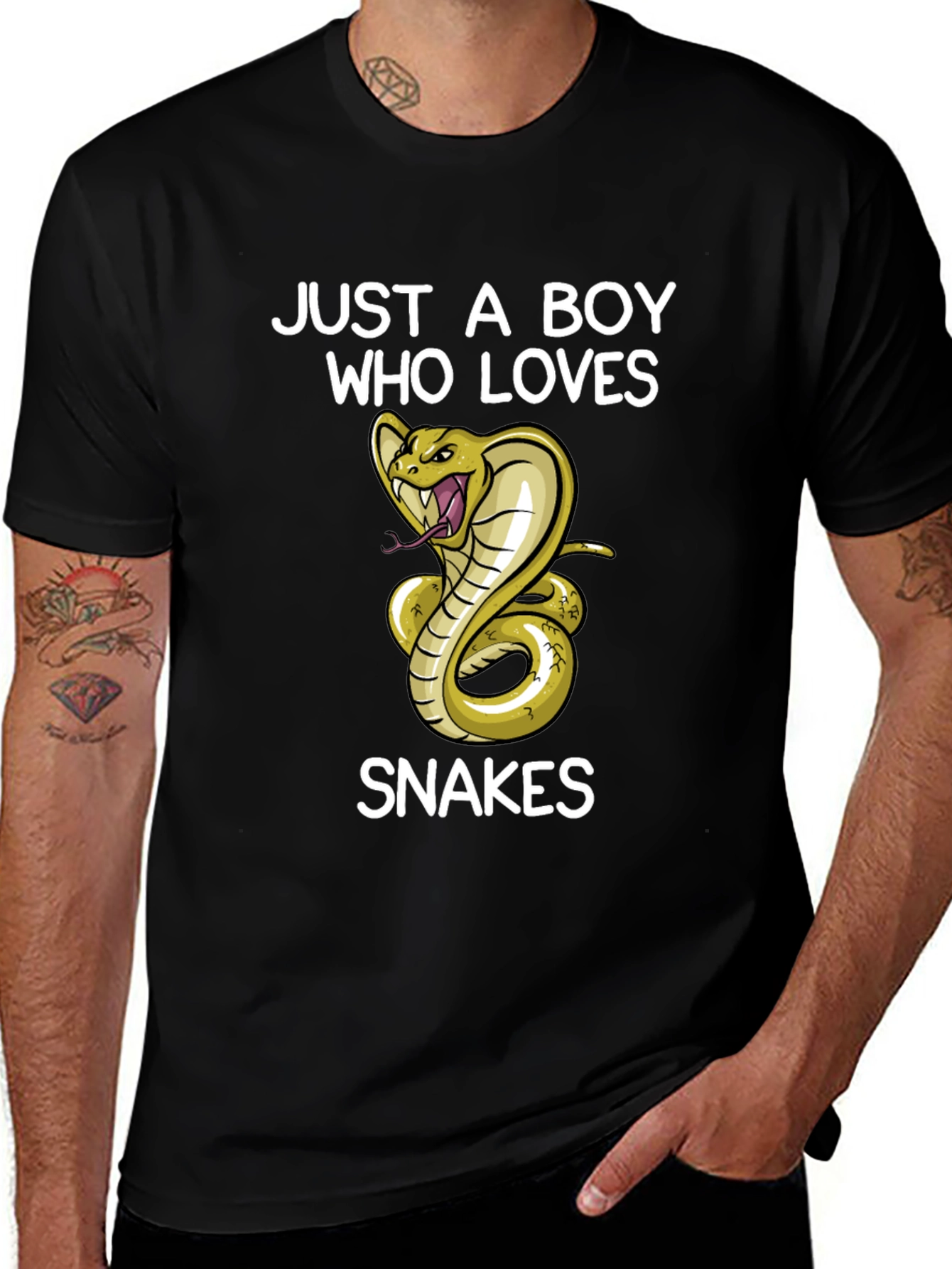 Boy Who Loves Snakes T-Shirt