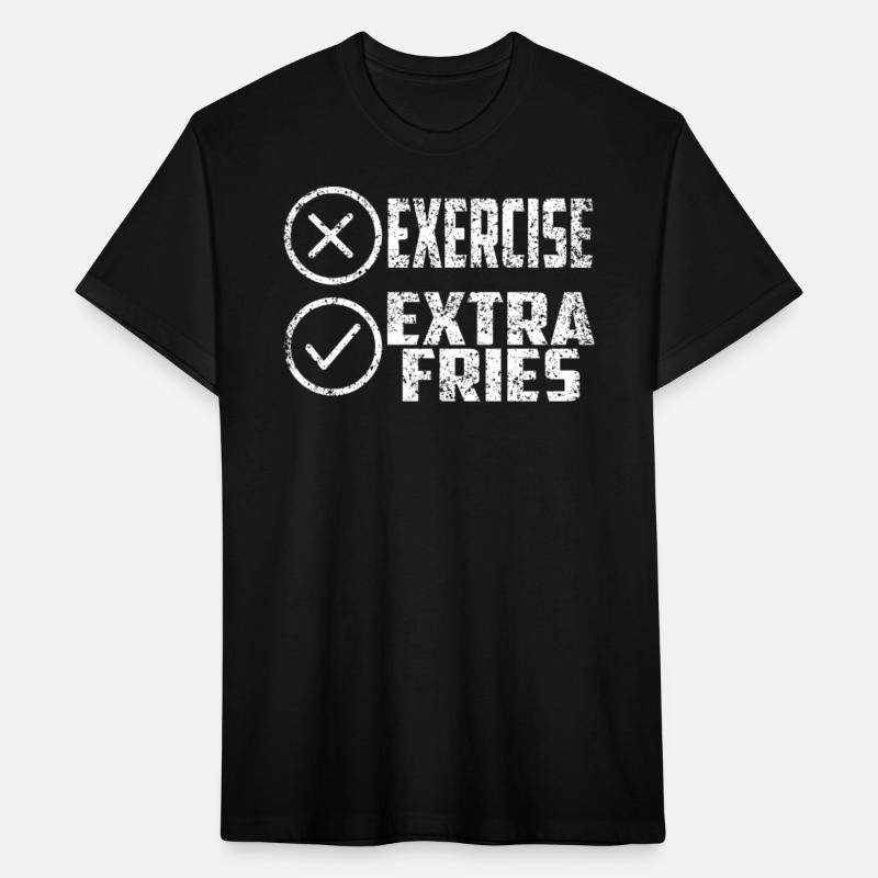 Exercise Extra Fries Gym Workout Chips