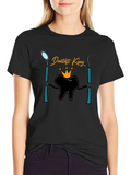 Dentist King Graphic T-Shirt - Black Cotton Tee