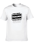 Best Teacher in The Galaxy Black T-Shirt