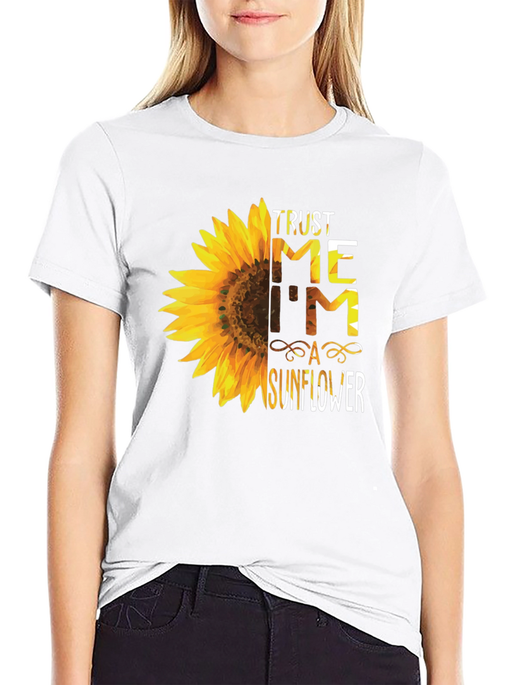 Trust Me Im A Sunflower Graphic T-Shirt