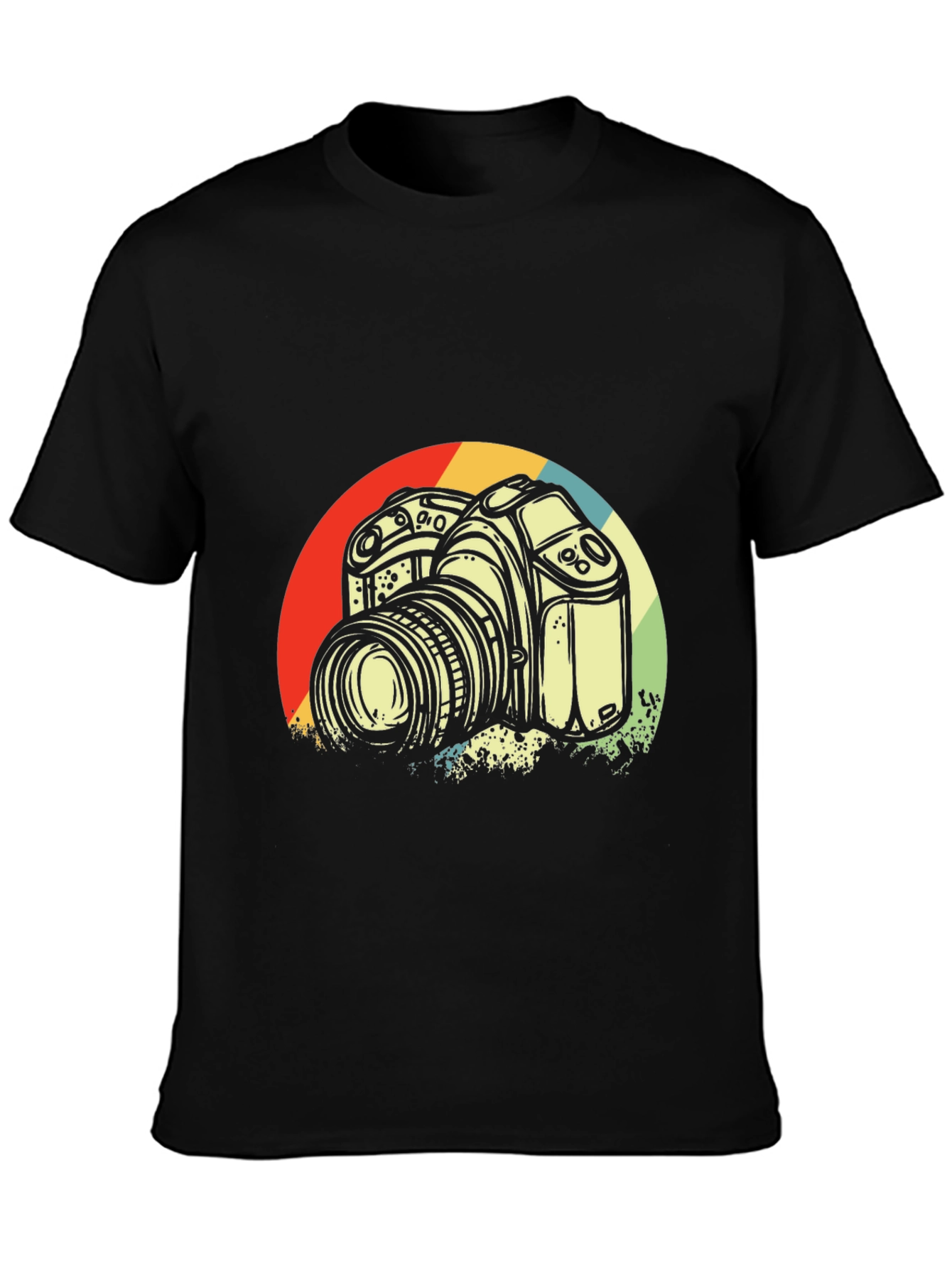 Retro Camera Graphic T-Shirt - Photographer Style