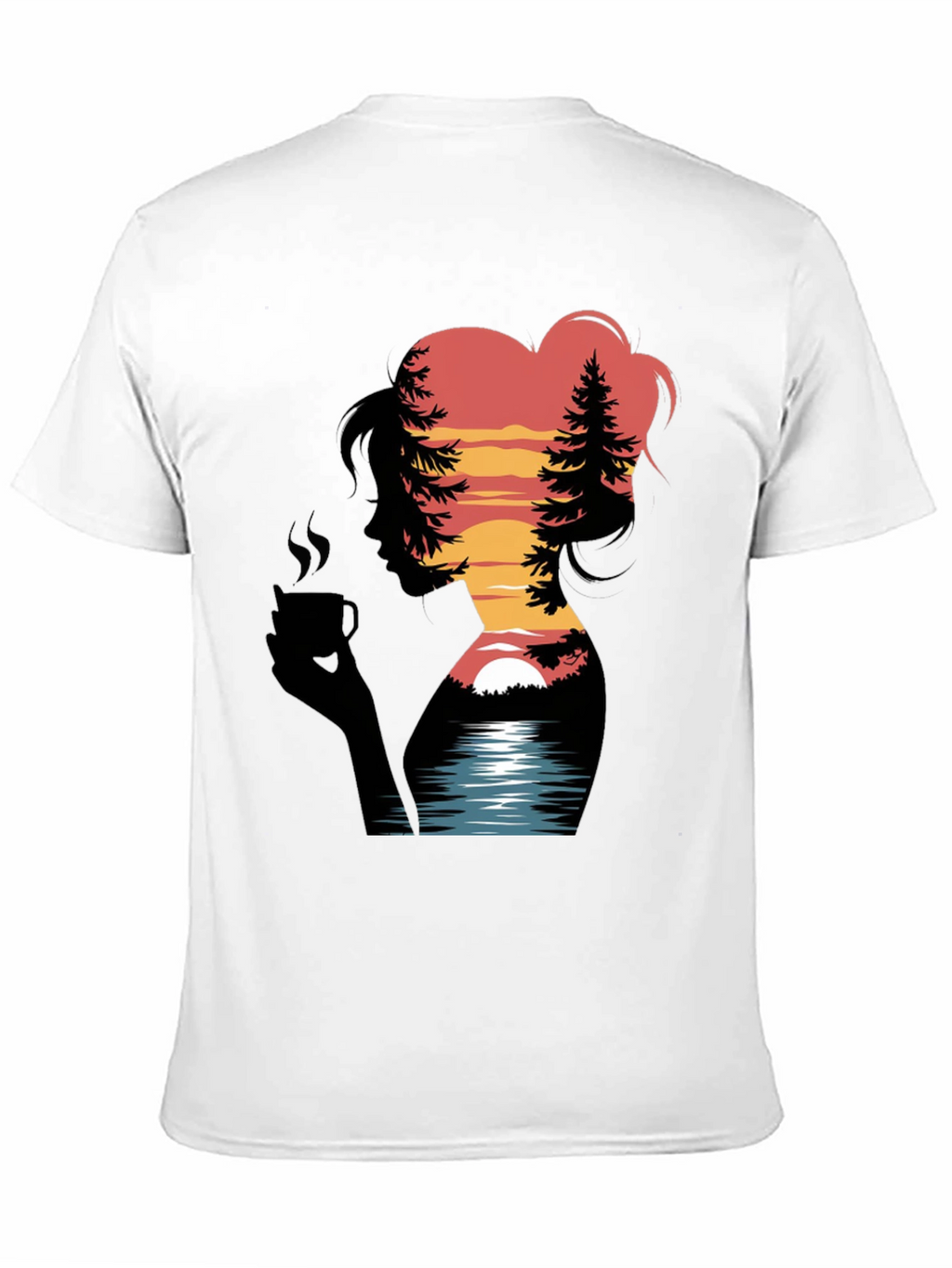 Sunset Silhouette Graphic Tee - Nature Lovers T-Shirt