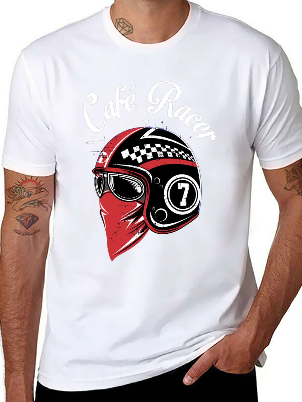 Cafe Racer Graphic Tee - Black T-Shirt