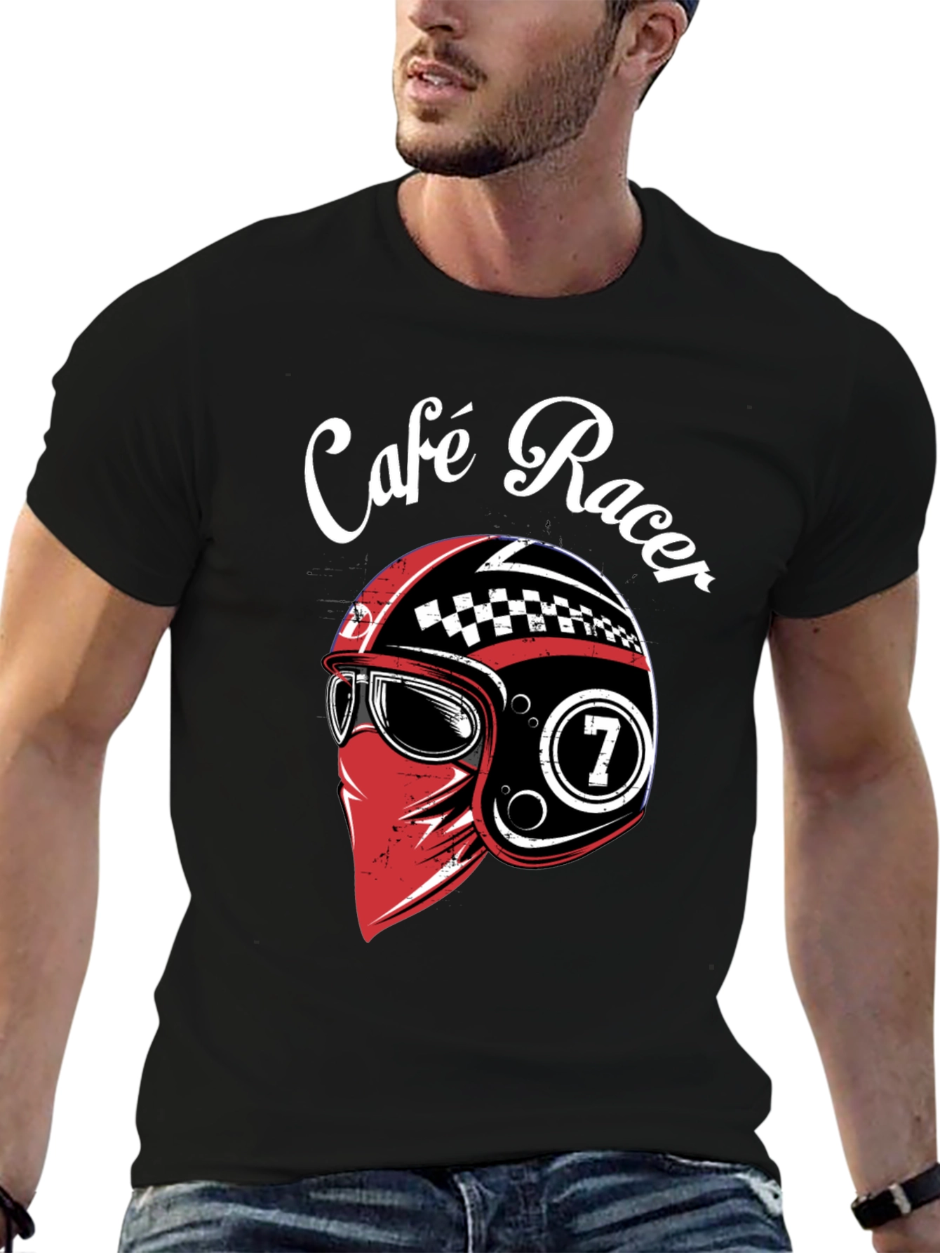 Cafe Racer Graphic Tee - Black T-Shirt