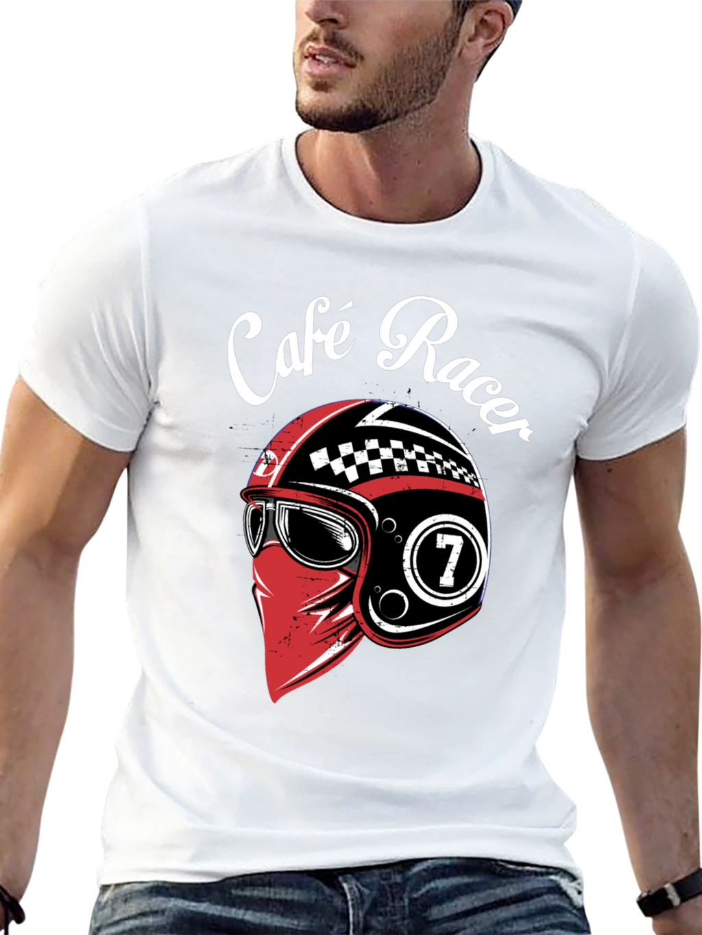 Cafe Racer Graphic Tee - Black T-Shirt