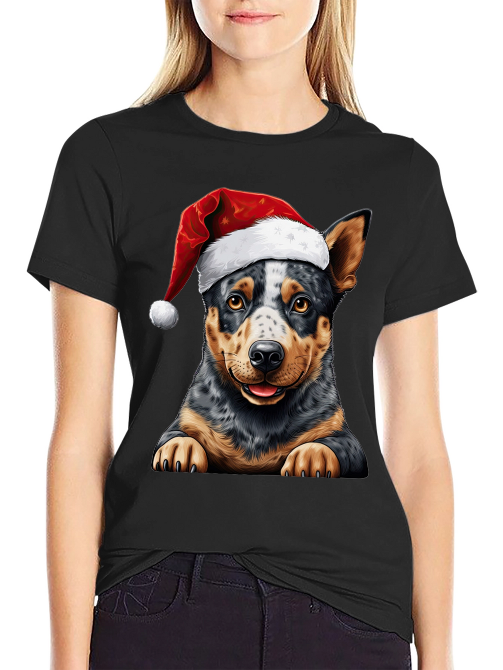 Festive Dog T-Shirt - Holiday Cheer