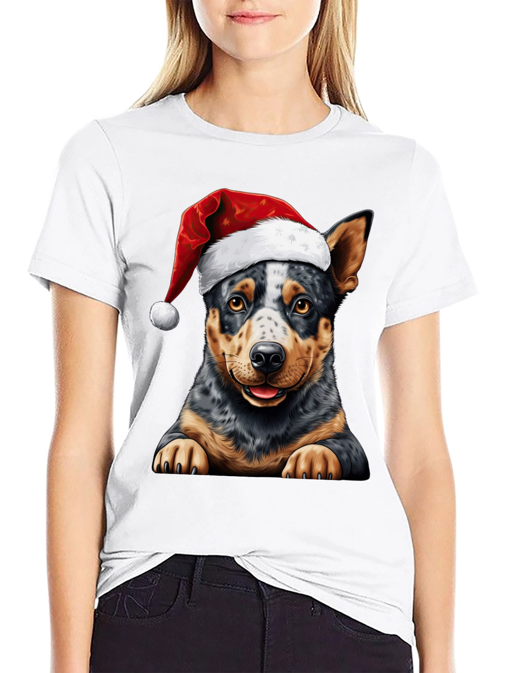 Festive Dog T-Shirt - Holiday Cheer