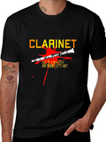 Clarinet New Reed Black Graphic T-Shirt