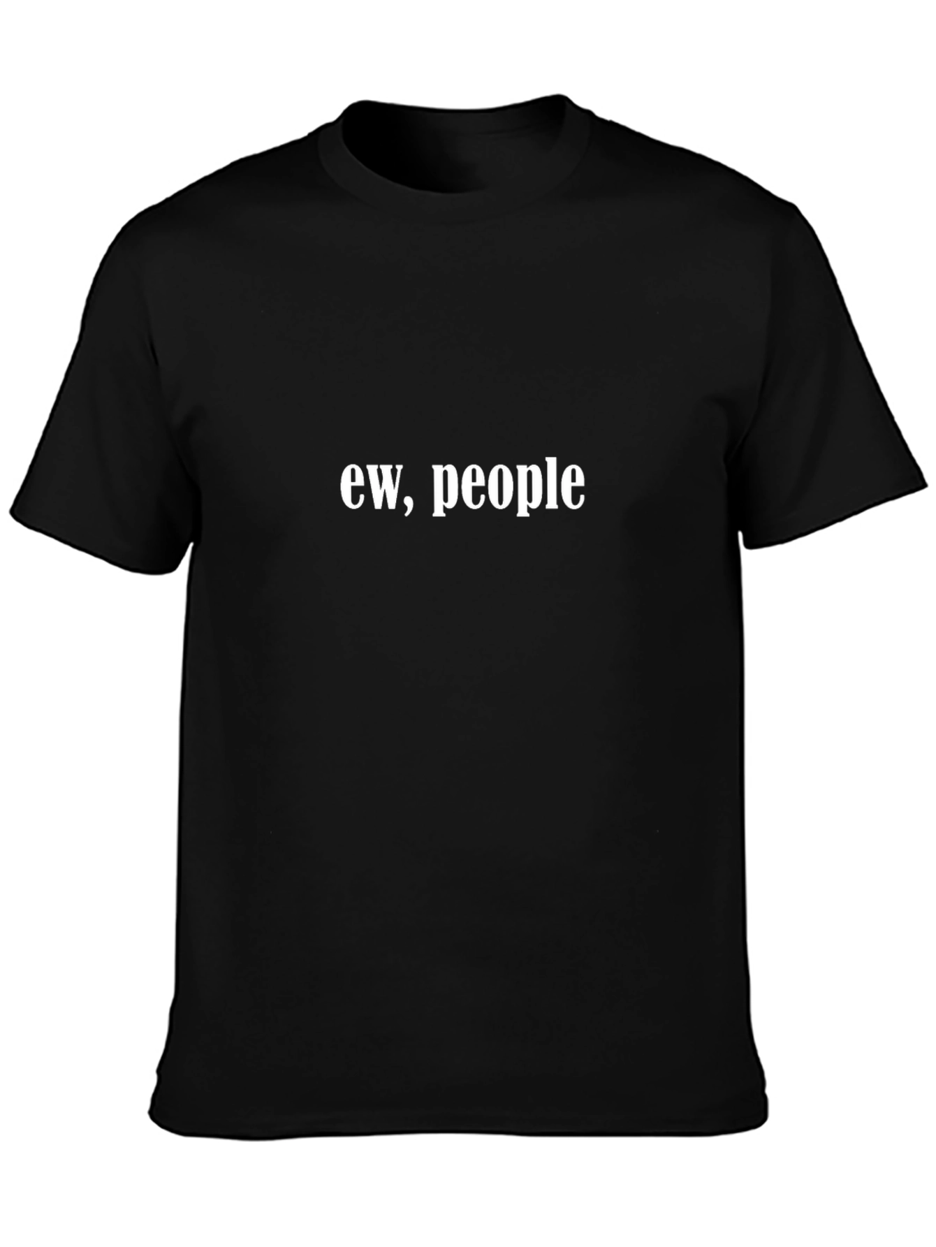 Ew People Graphic Tee - Unisex Black T-Shirt