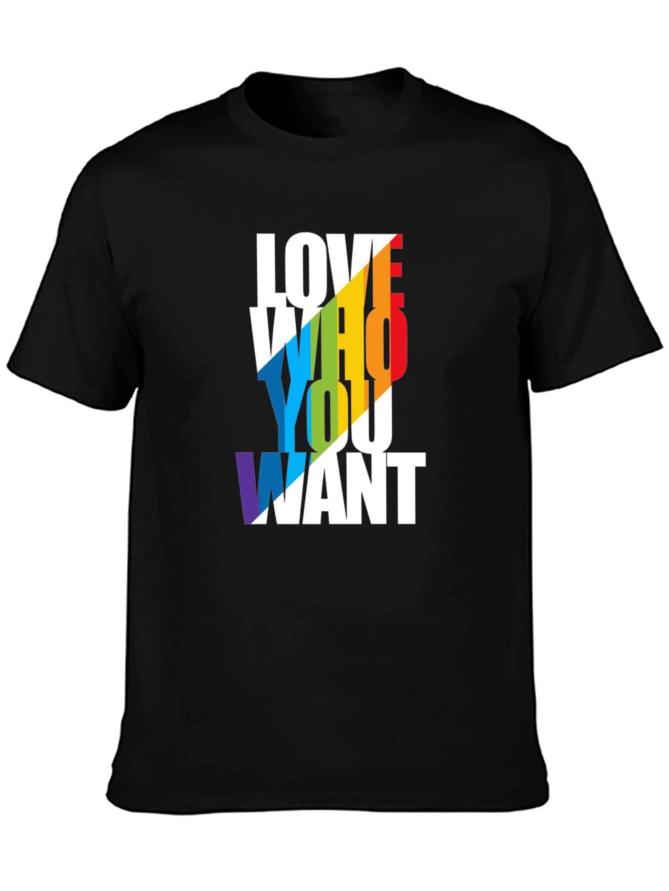 Love Who You Want LGBT Pride T-Shirt