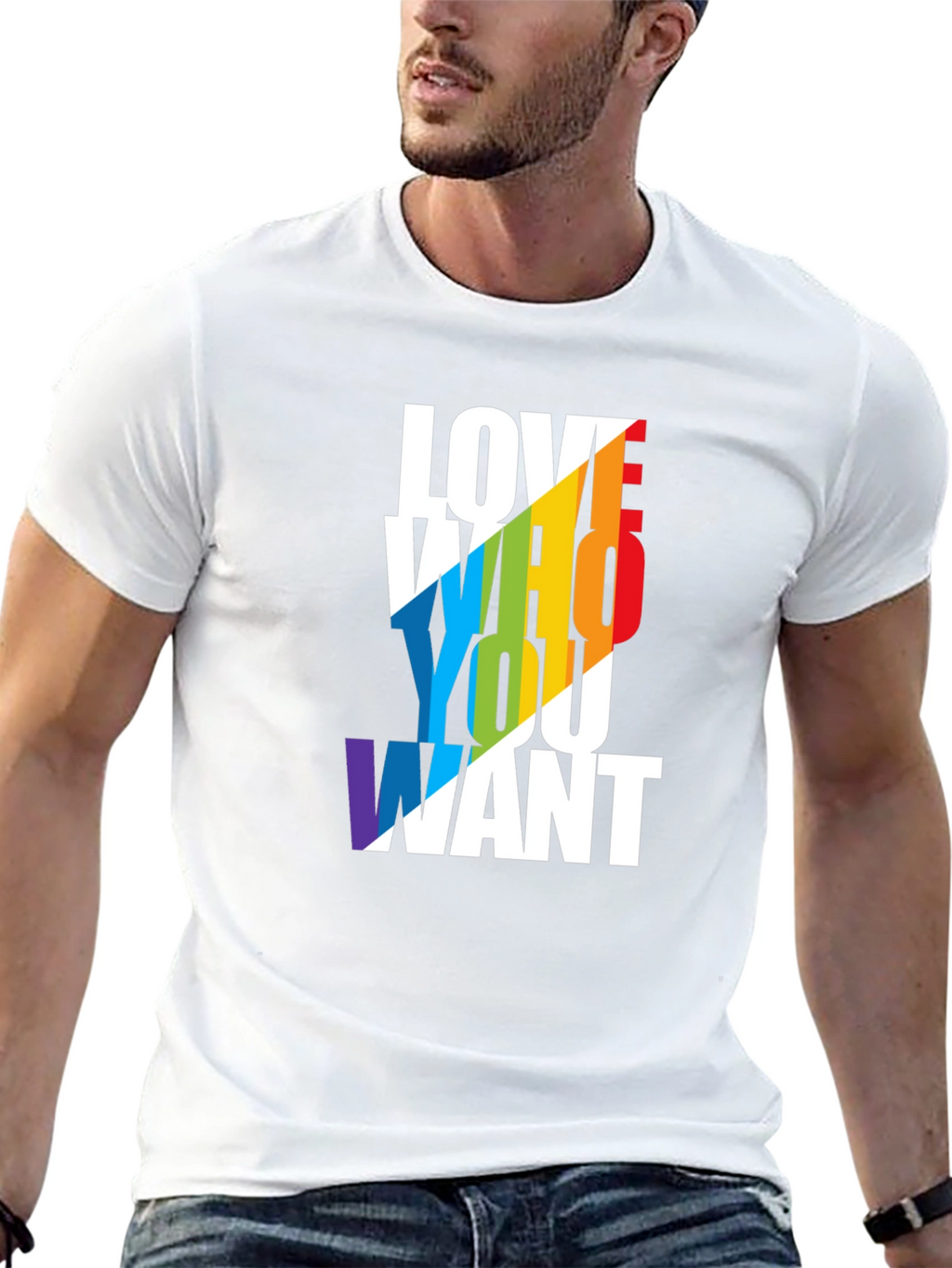 Love Who You Want LGBT Pride T-Shirt