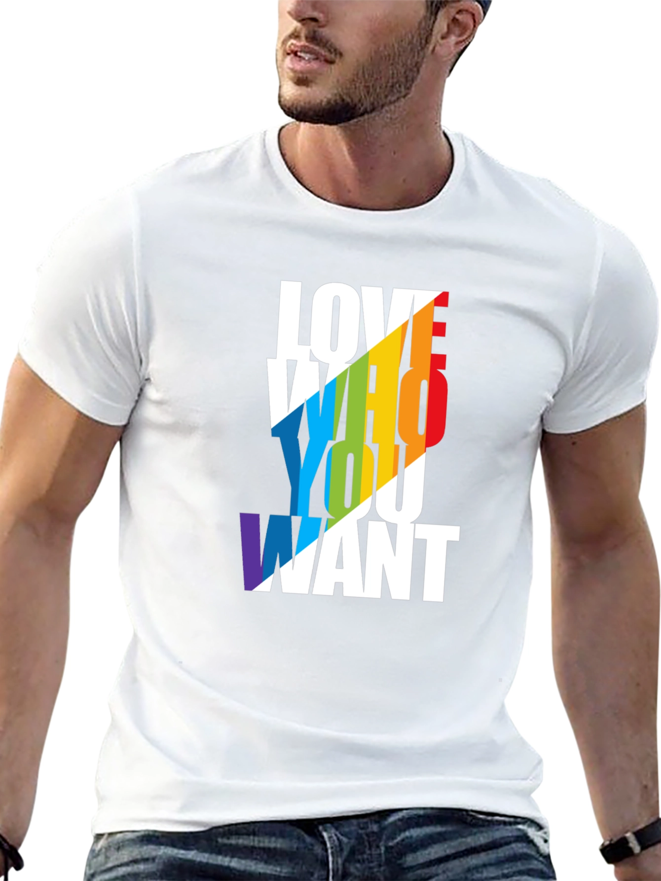Love Who You Want LGBT Pride T-Shirt