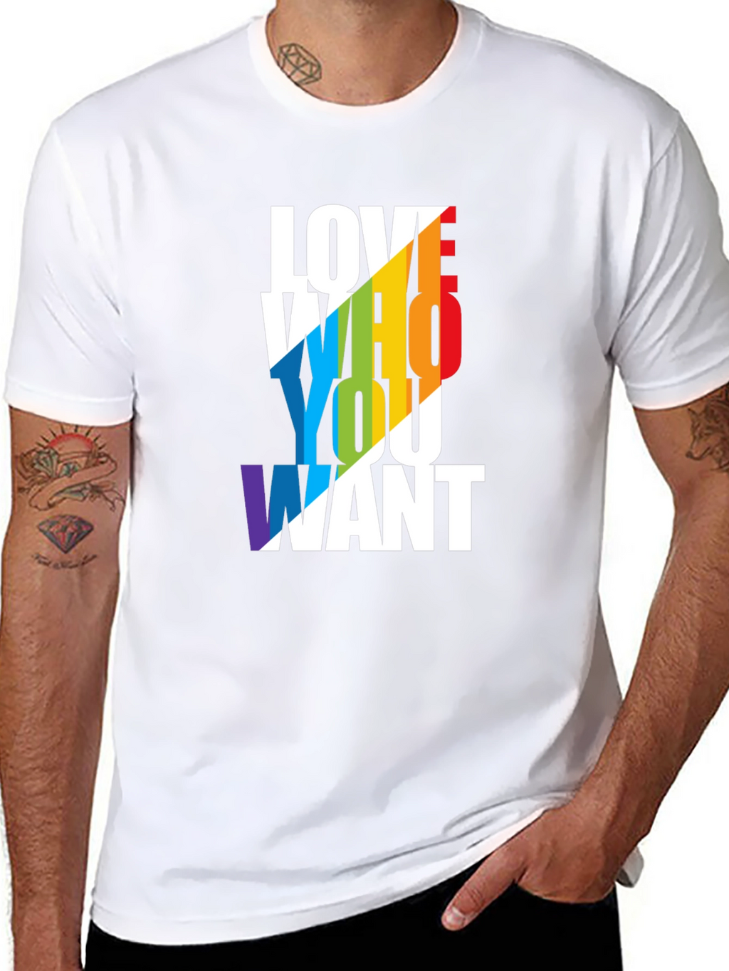 Love Who You Want LGBT Pride T-Shirt