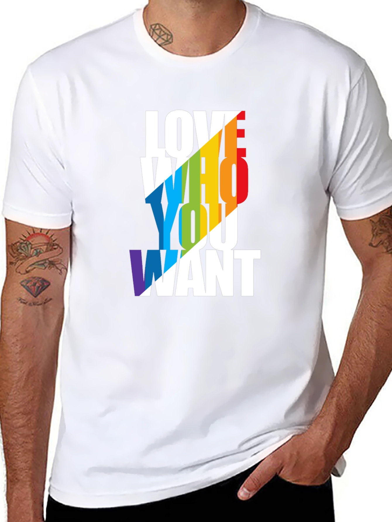 Love Who You Want LGBT Pride T-Shirt