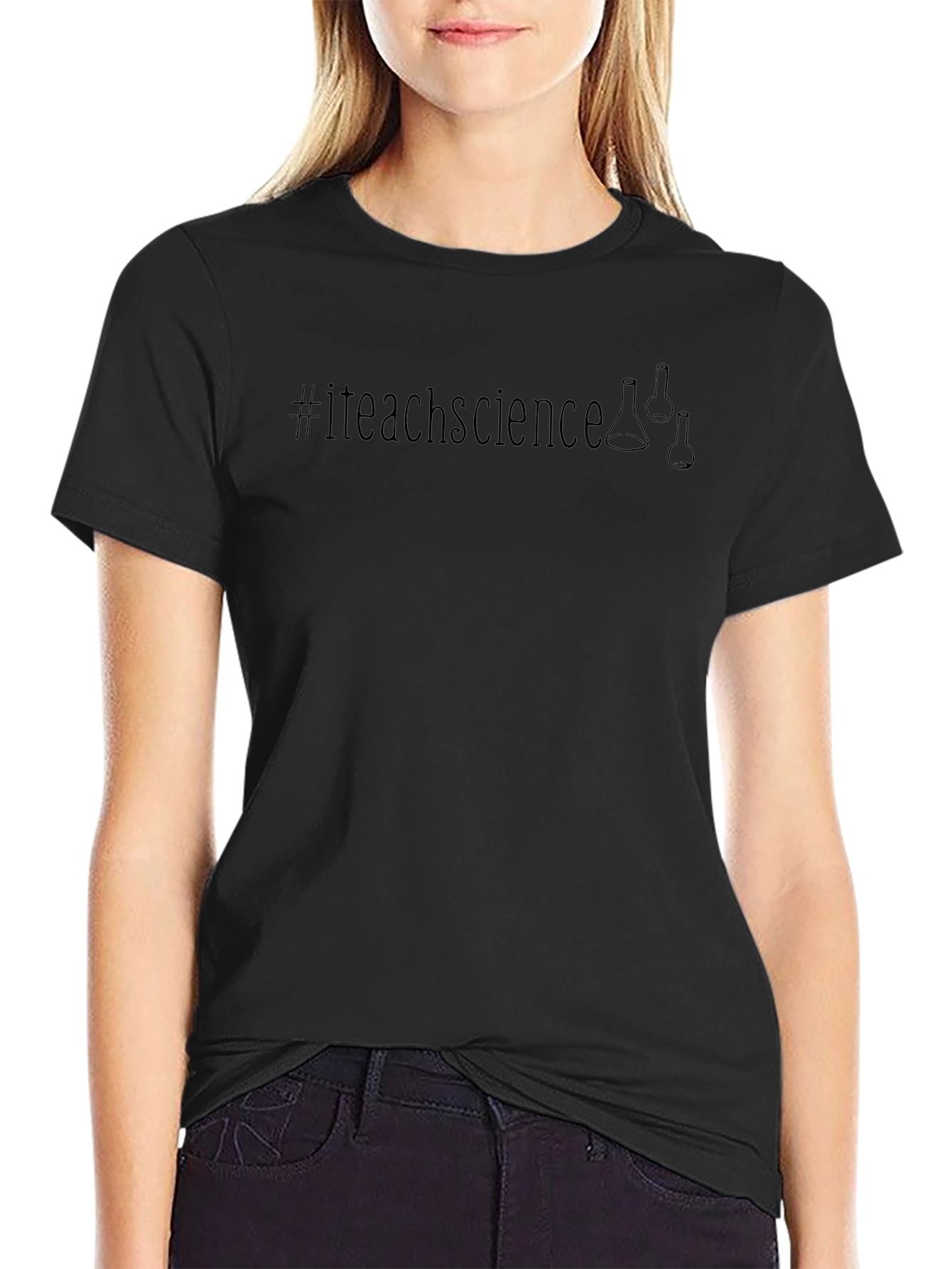 #iteachscience Graphic Tee - Science Teacher T-Shirt