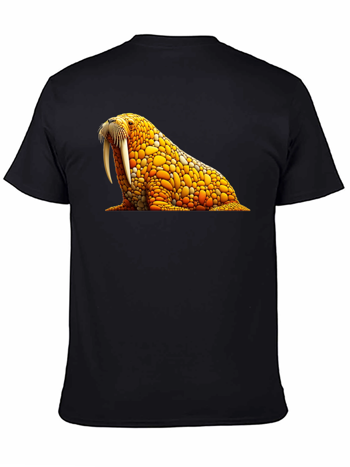 Walrus Mosaic Graphic Tee - Black