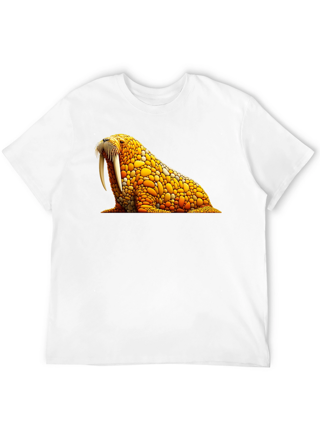 Walrus Mosaic Graphic Tee - Black