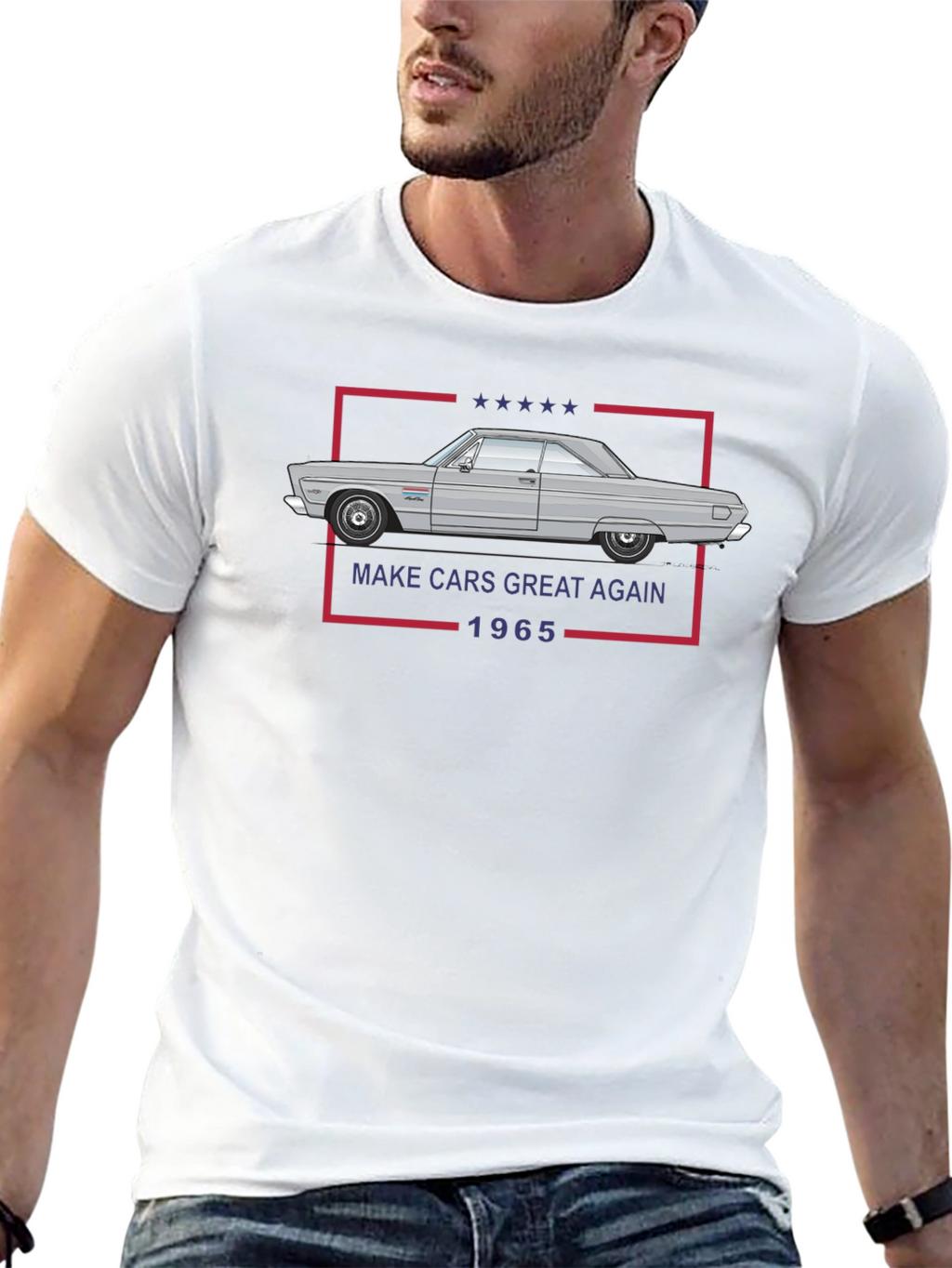 Make Cars Great Again 1965 Black T-Shirt