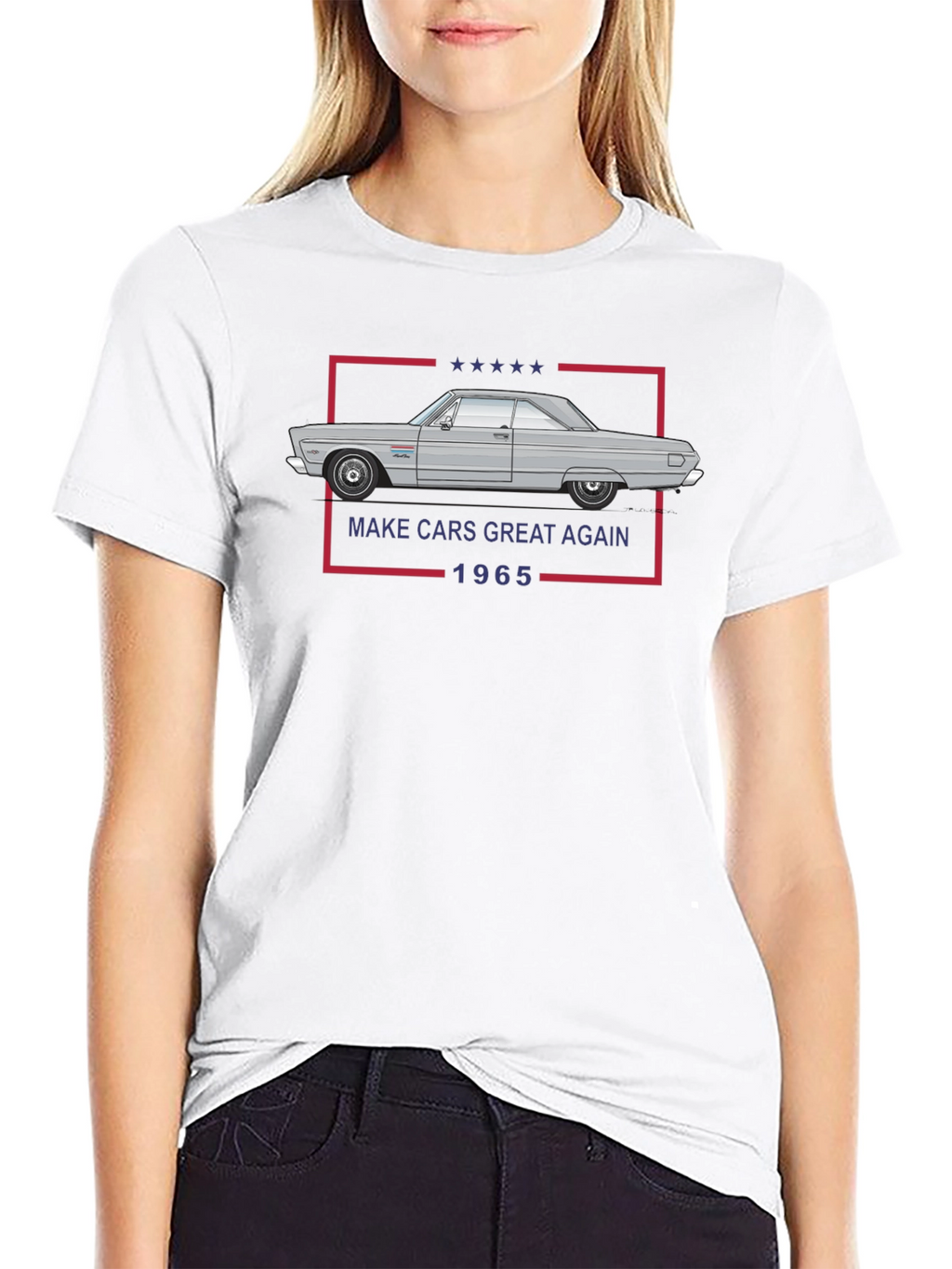 Make Cars Great Again 1965 Black T-Shirt