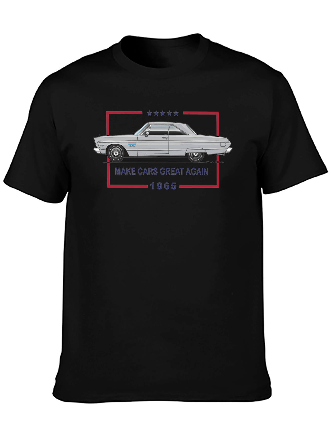 Make Cars Great Again 1965 Black T-Shirt