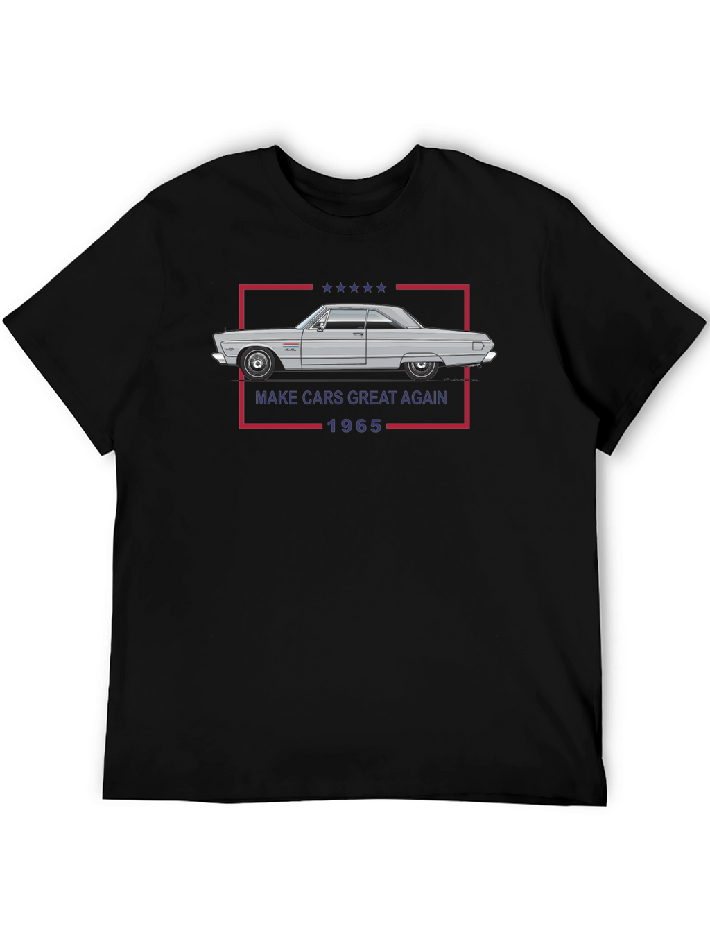 Make Cars Great Again 1965 Black T-Shirt