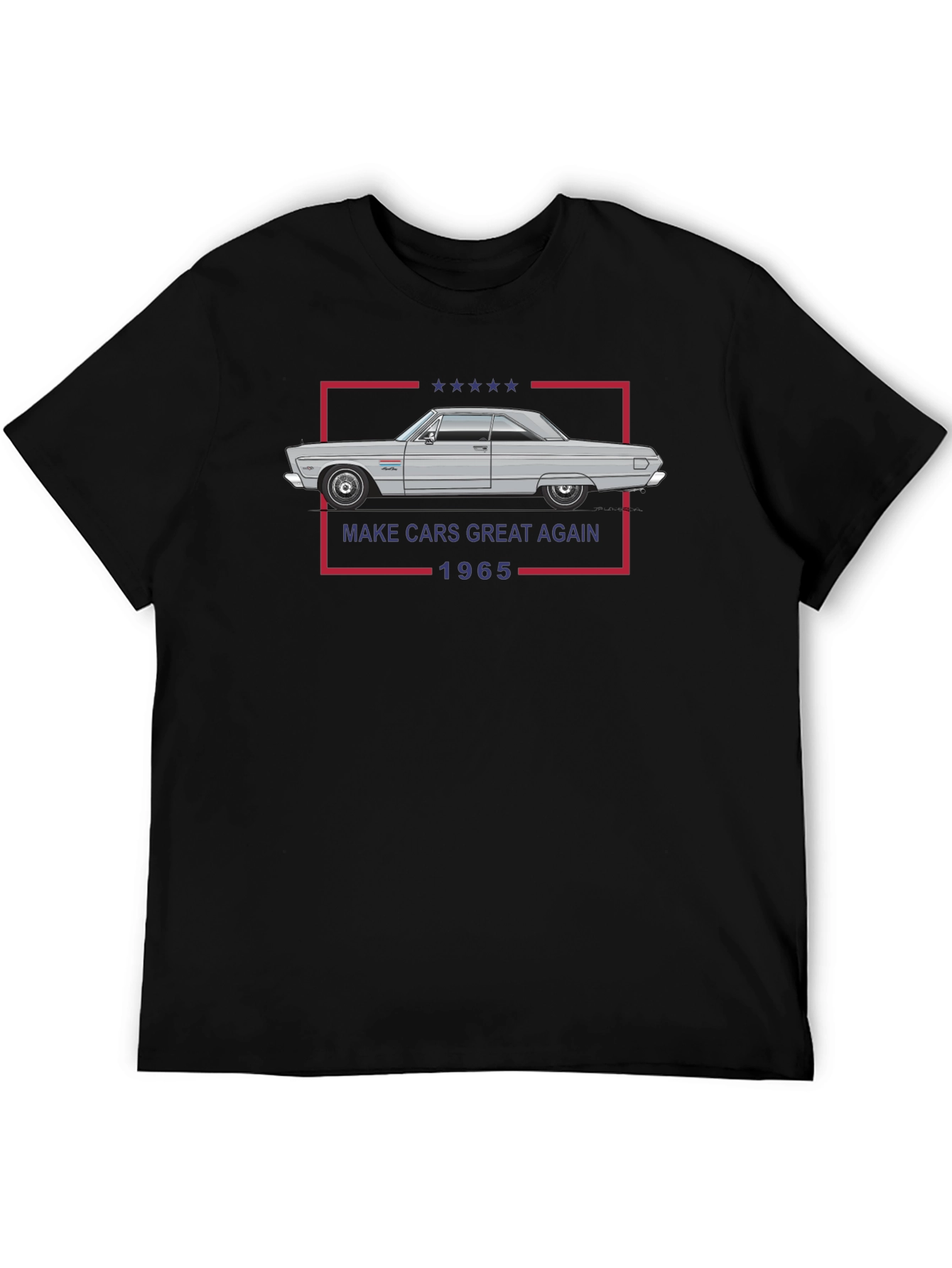 Make Cars Great Again 1965 Black T-Shirt
