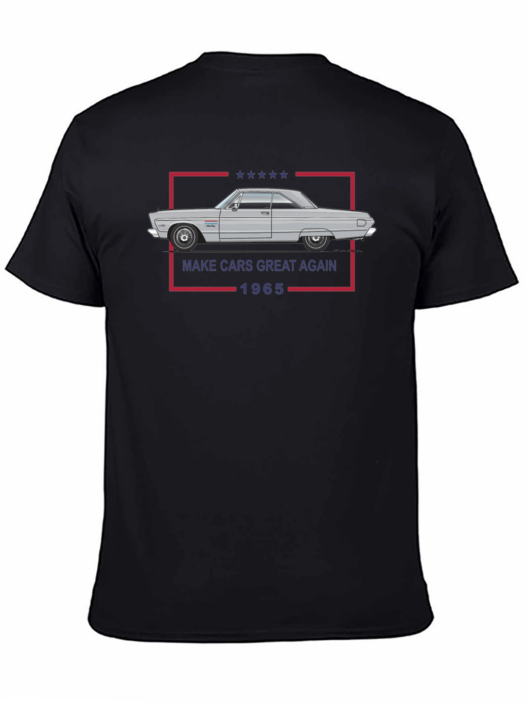 Make Cars Great Again 1965 Black T-Shirt