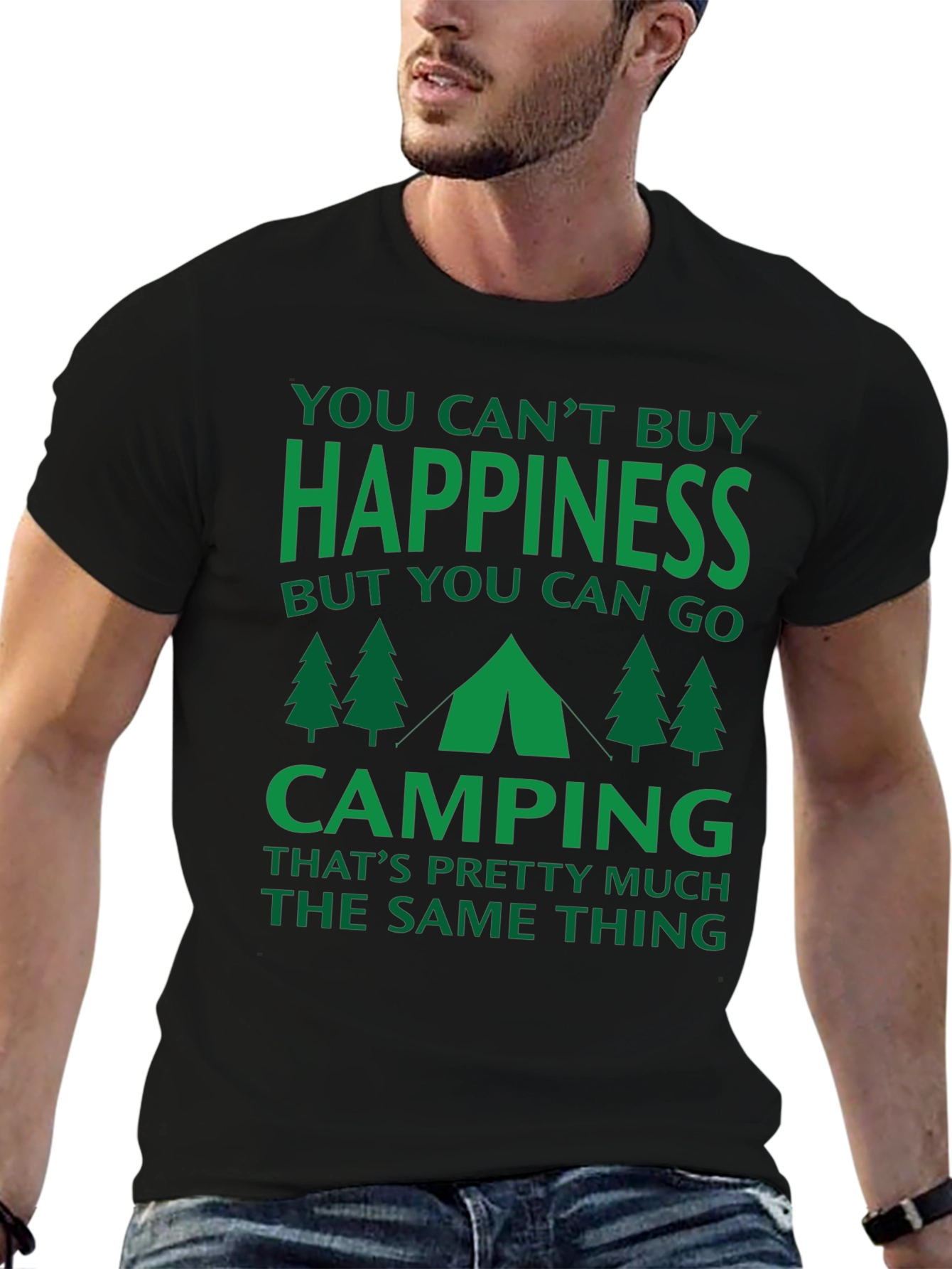 Camping Happiness Graphic Tee