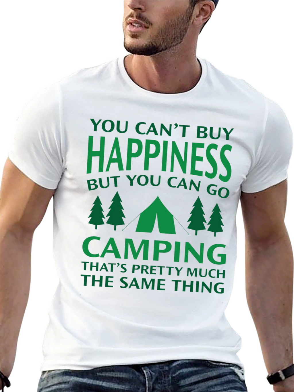 Camping Happiness Graphic Tee