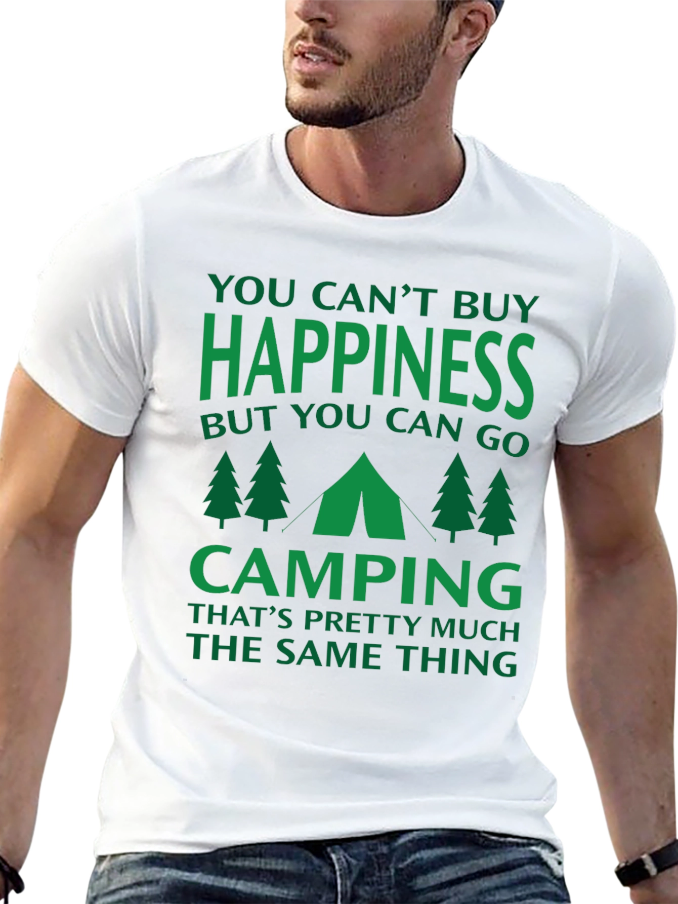 Camping Happiness Graphic Tee