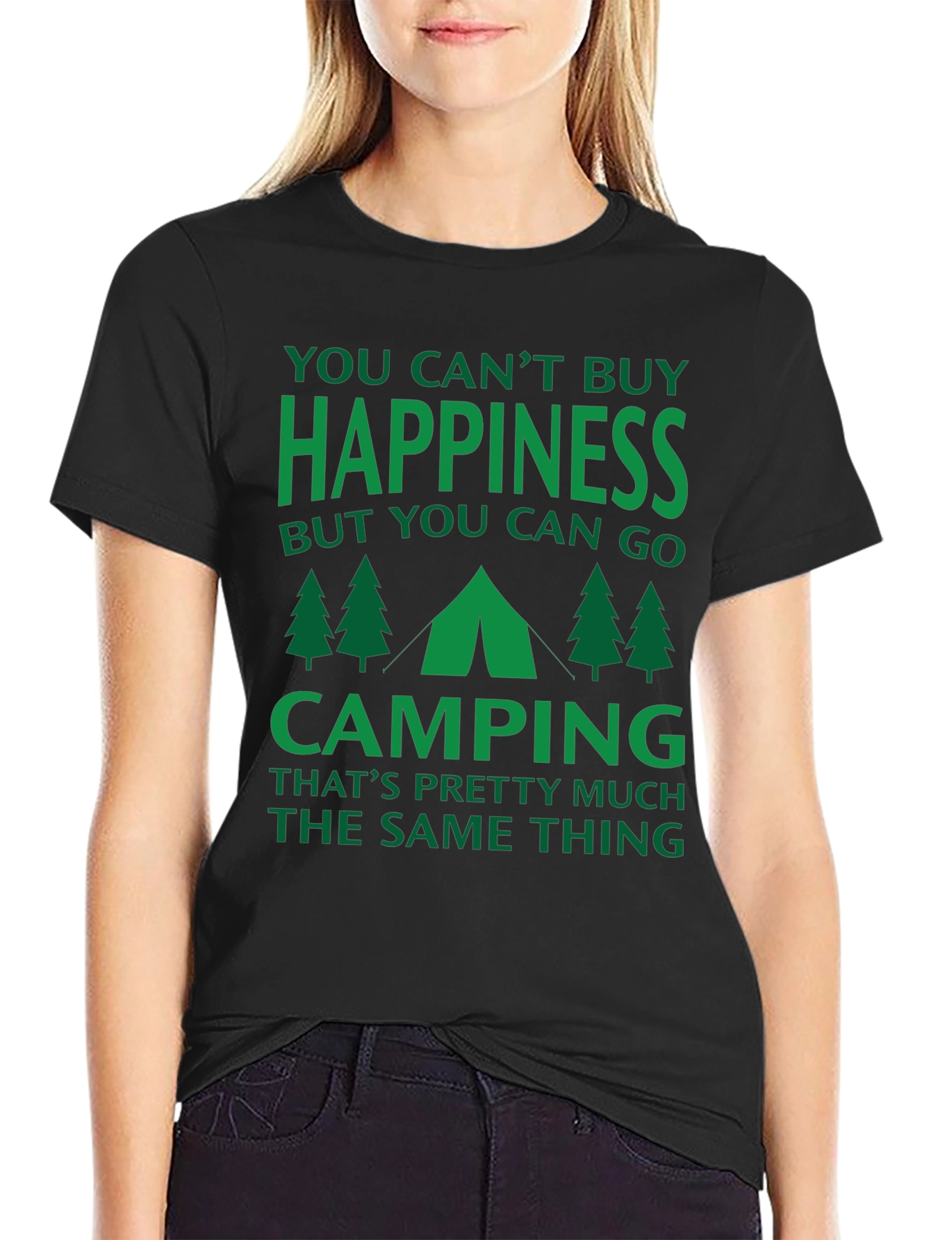 Camping Happiness Graphic Tee
