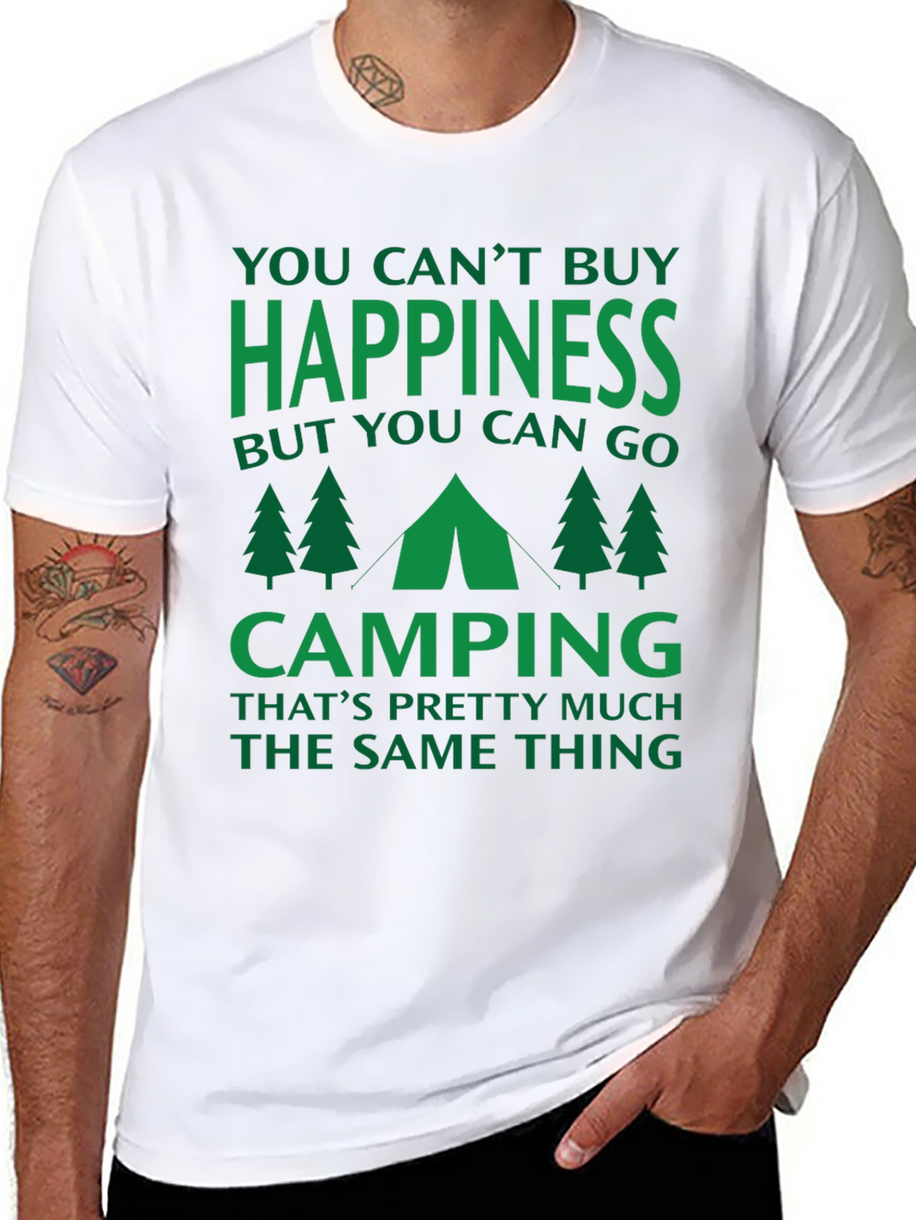 Camping Happiness Graphic Tee