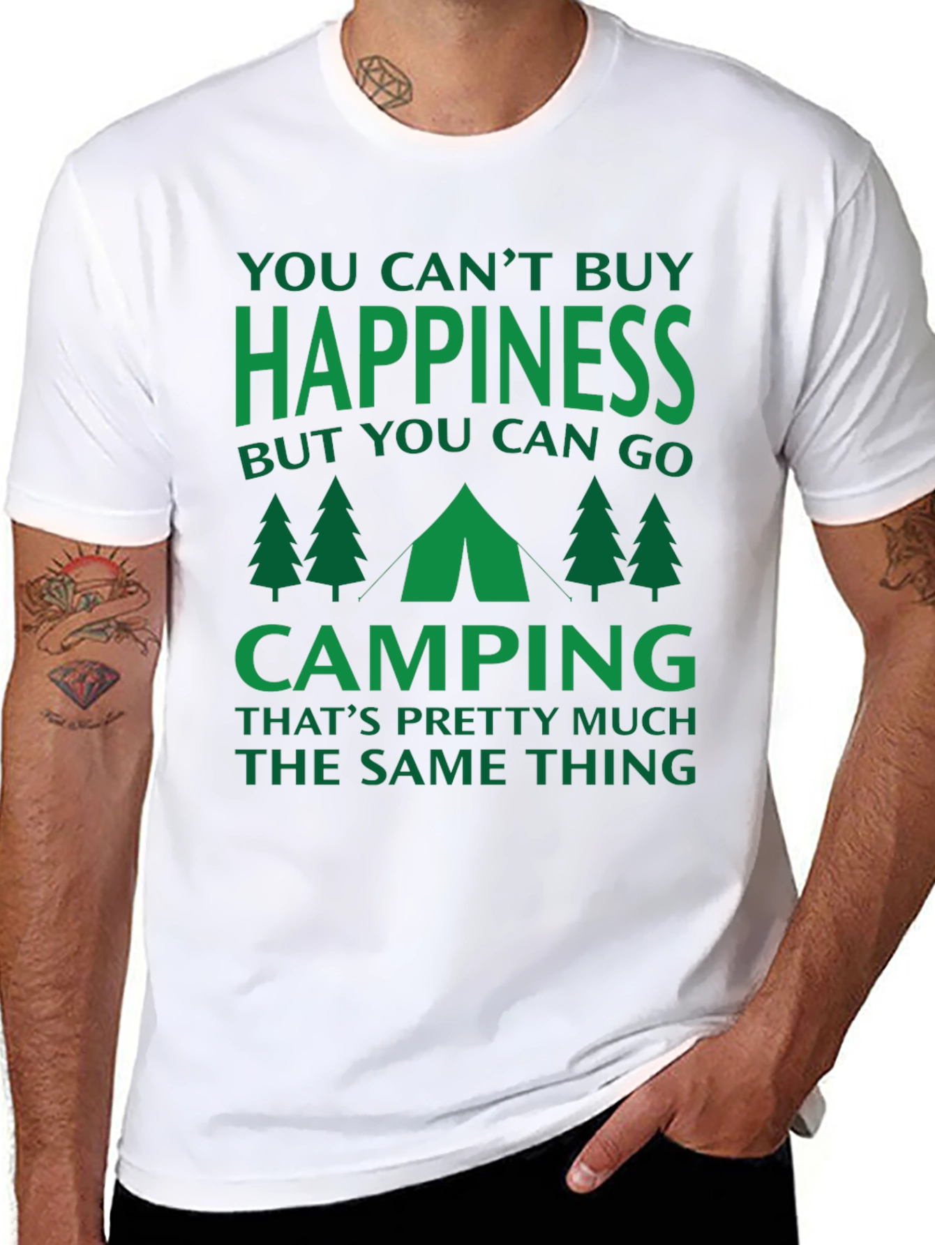 Camping Happiness Graphic Tee