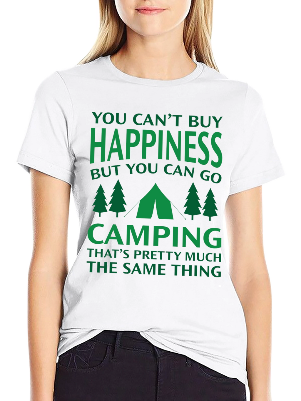 Camping Happiness Graphic Tee