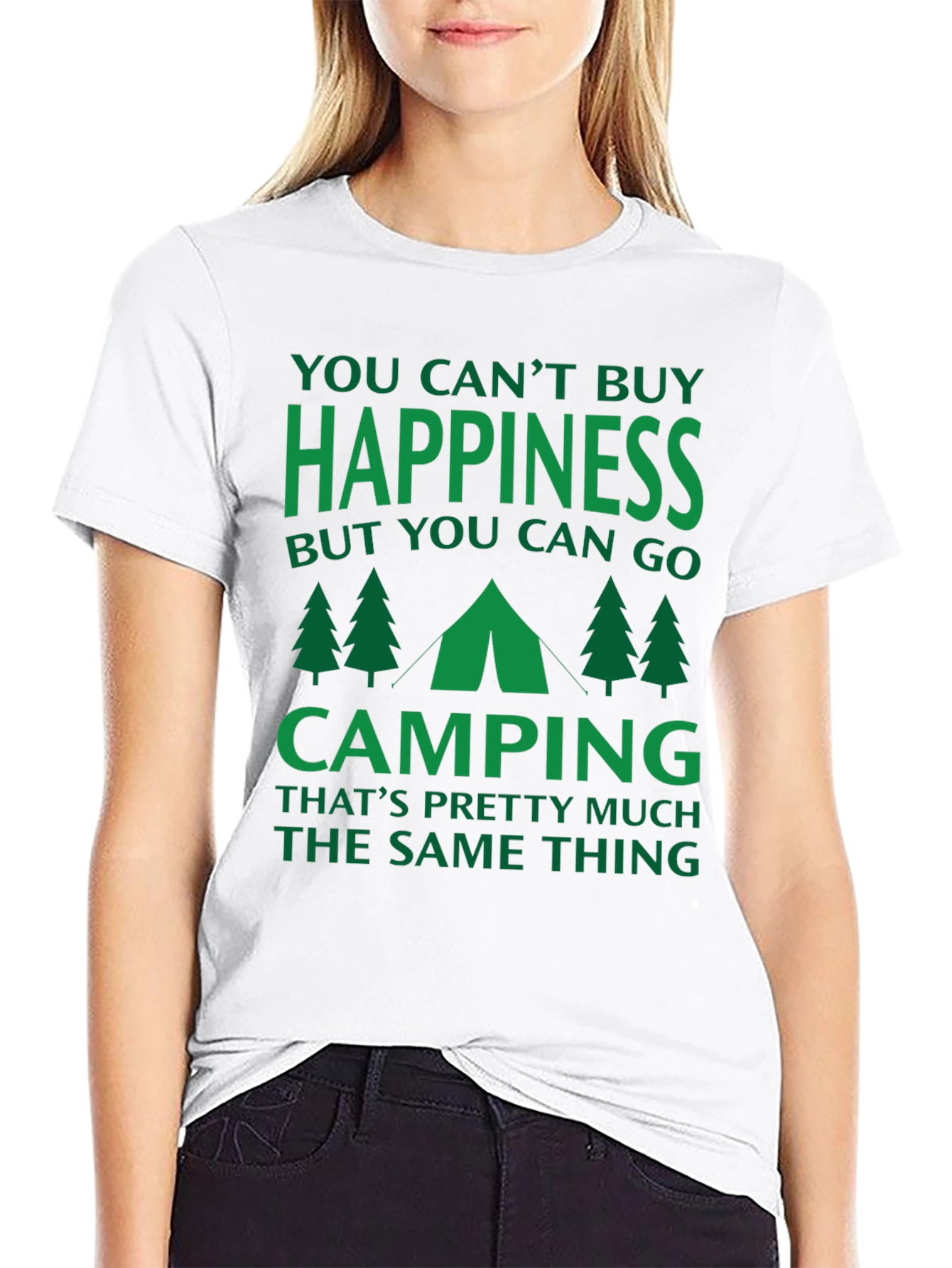 Camping Happiness Graphic Tee