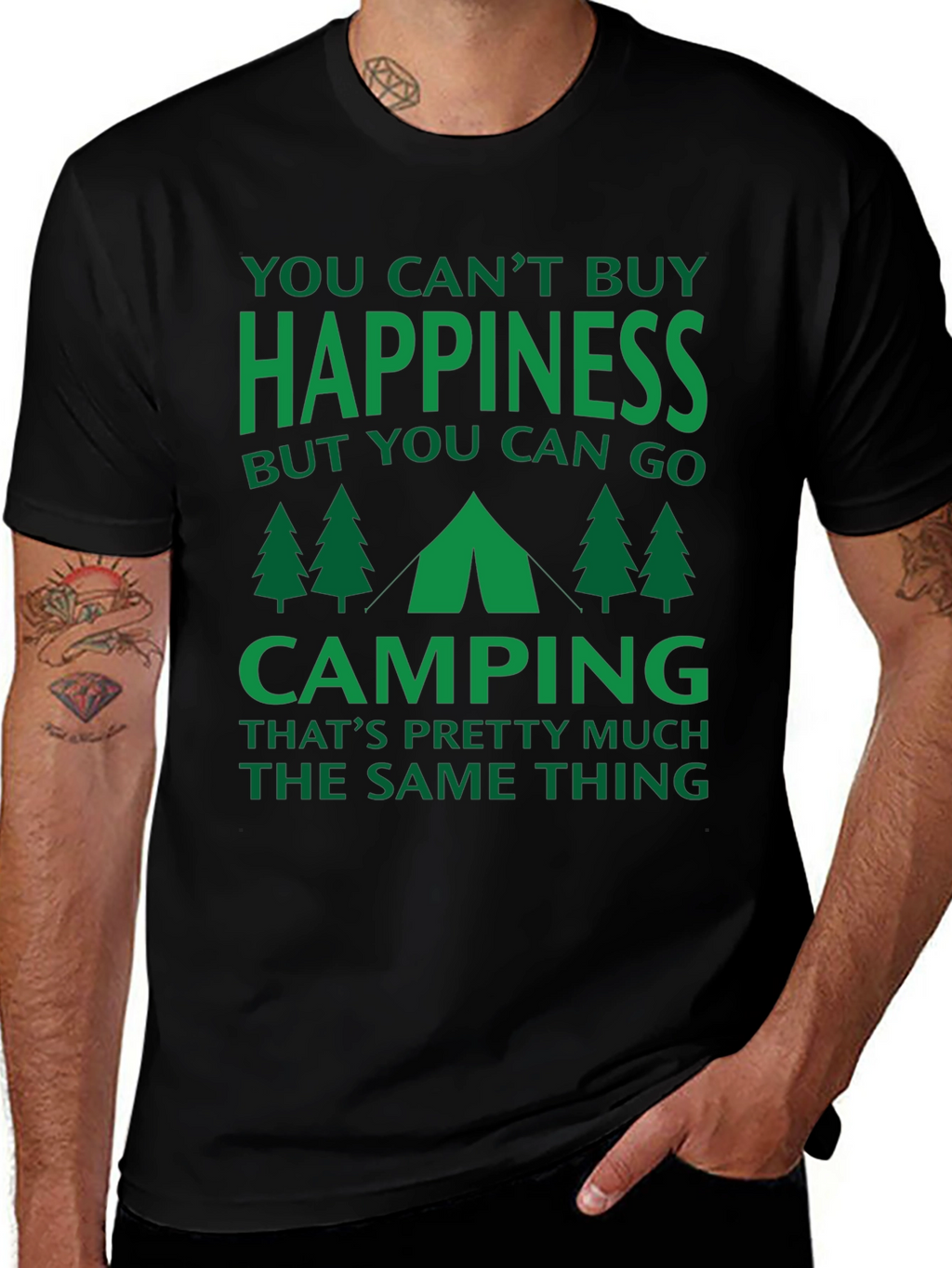 Camping Happiness Graphic Tee