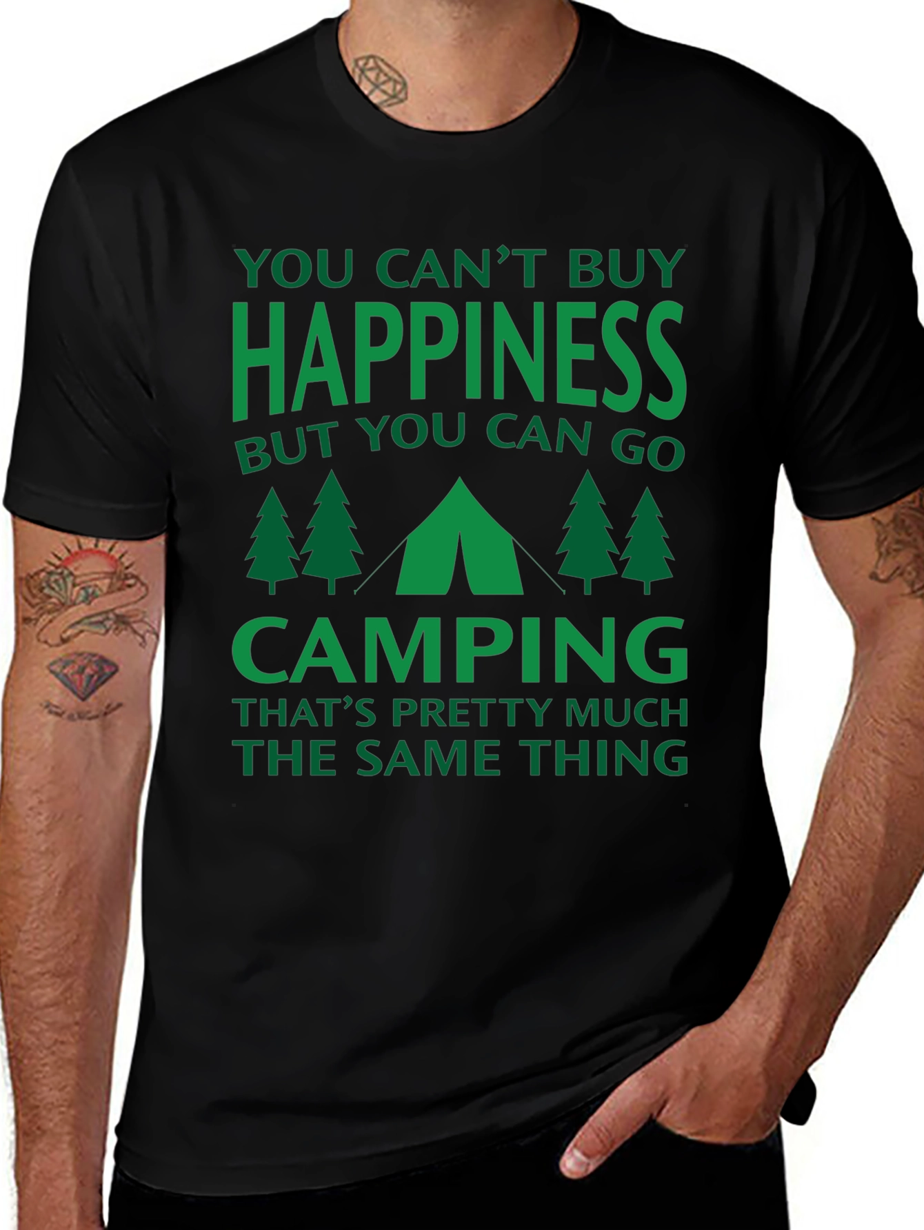 Camping Happiness Graphic Tee