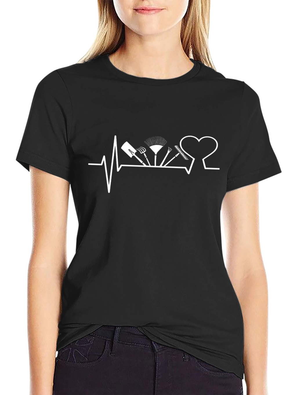 Gardening Heartbeat T-Shirt