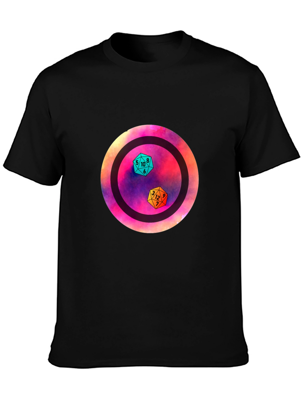 D&D Dice Graphic Tee - Gamer Apparel