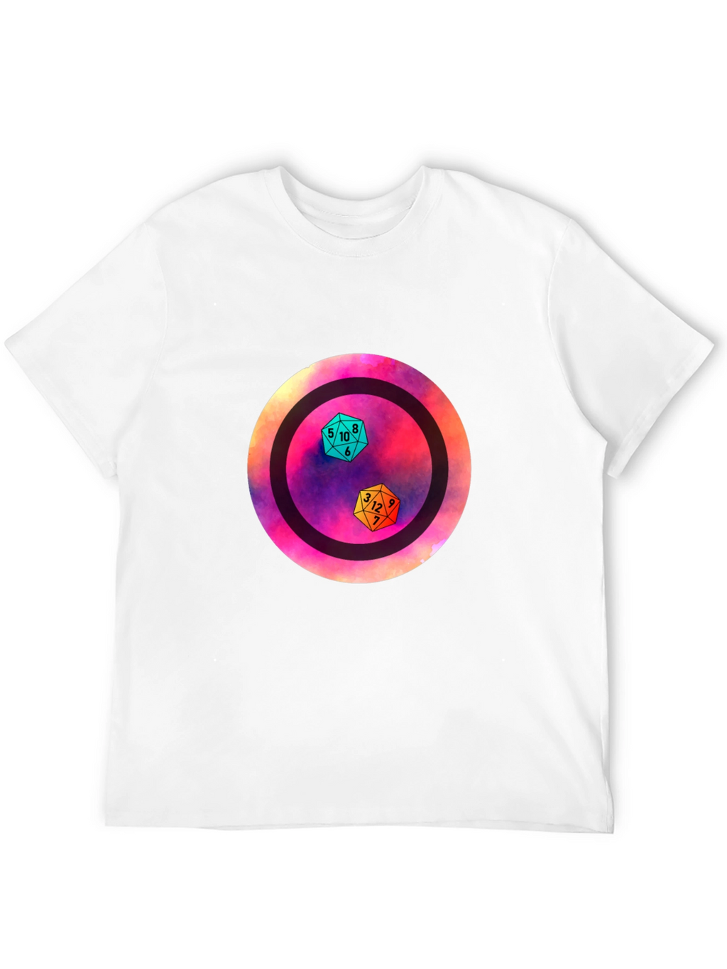 D&D Dice Graphic Tee - Gamer Apparel