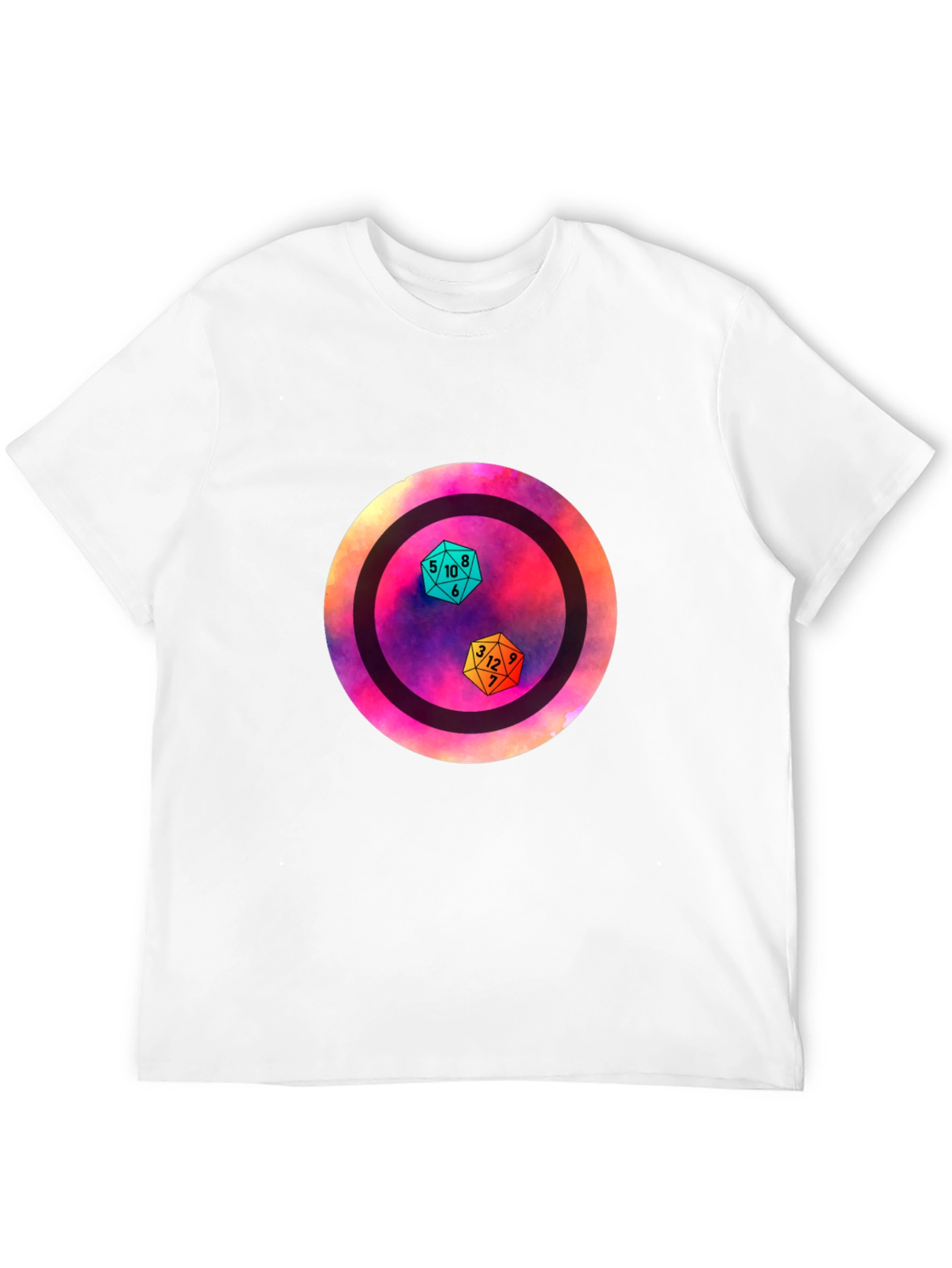 D&D Dice Graphic Tee - Gamer Apparel