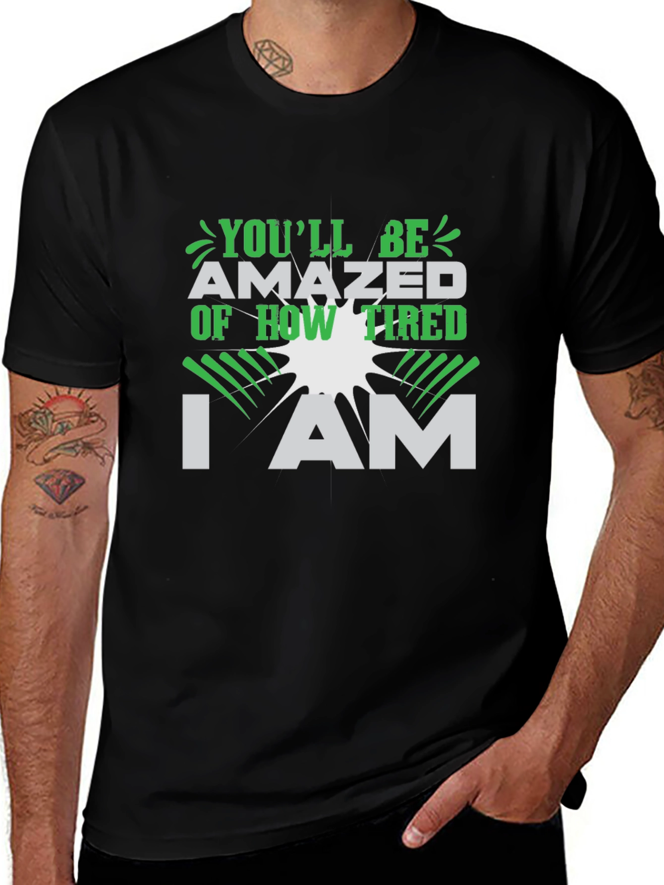 Amazed of How Tired I Am Graphic T-Shirt