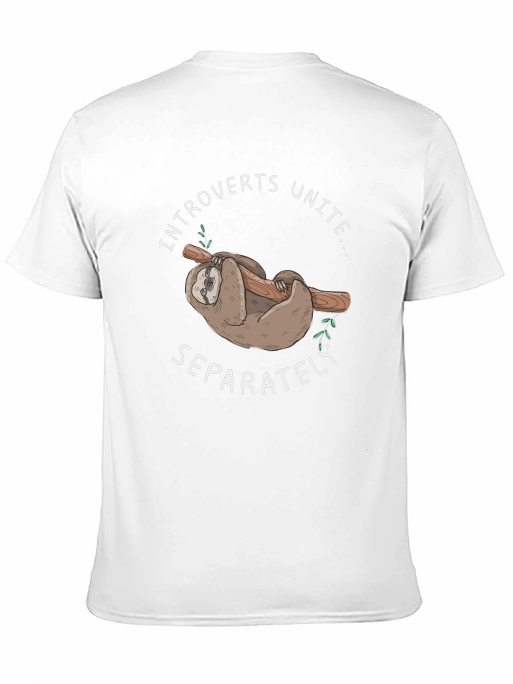 Introverts Unite Sloth Graphic Tee