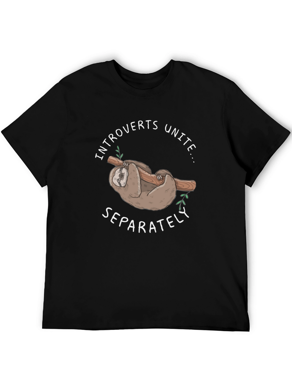 Introverts Unite Sloth Graphic Tee