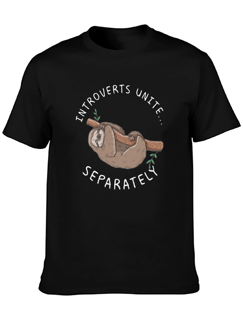 Introverts Unite Sloth Graphic Tee