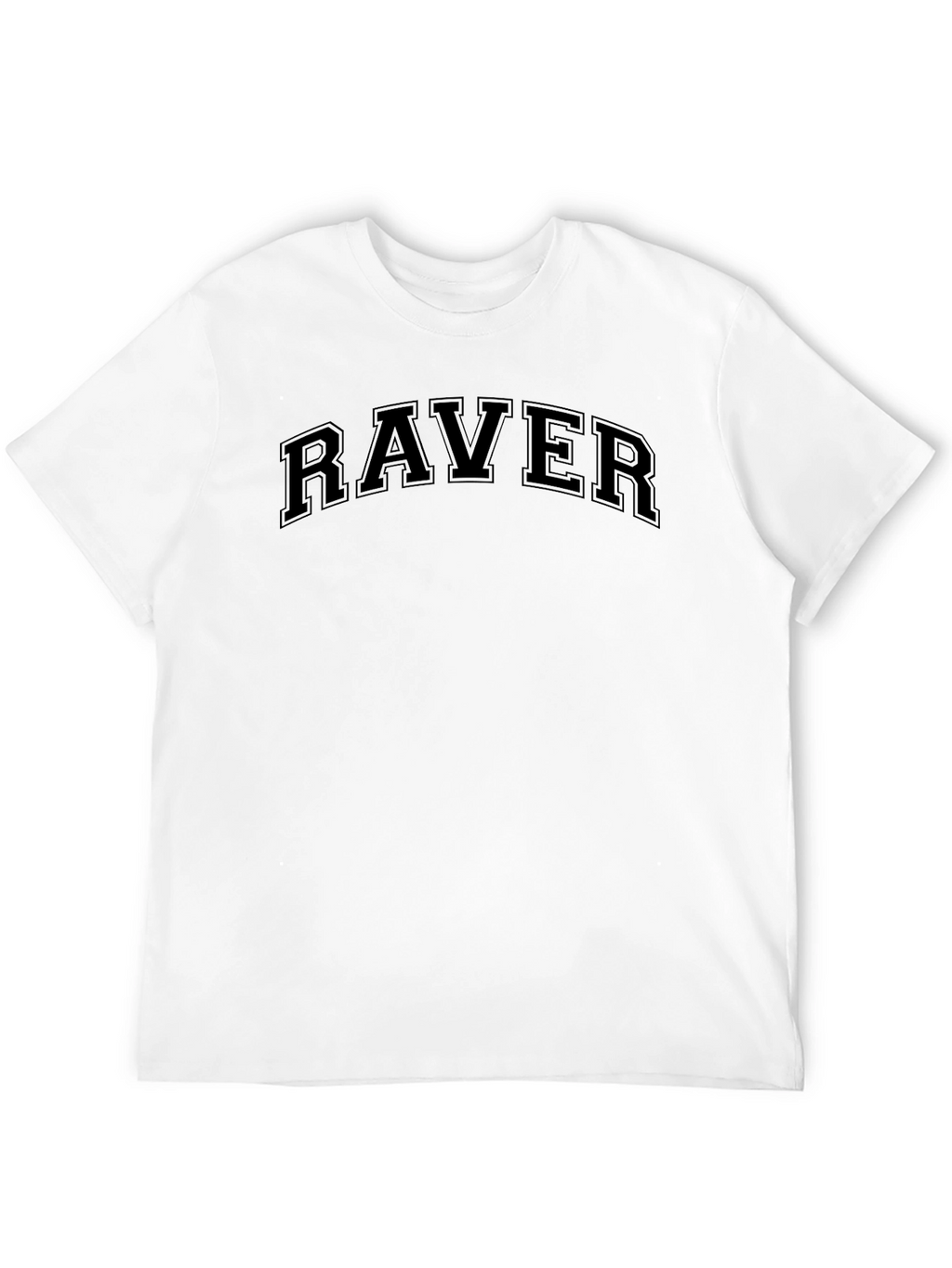 Black Raver Crewneck T-Shirt