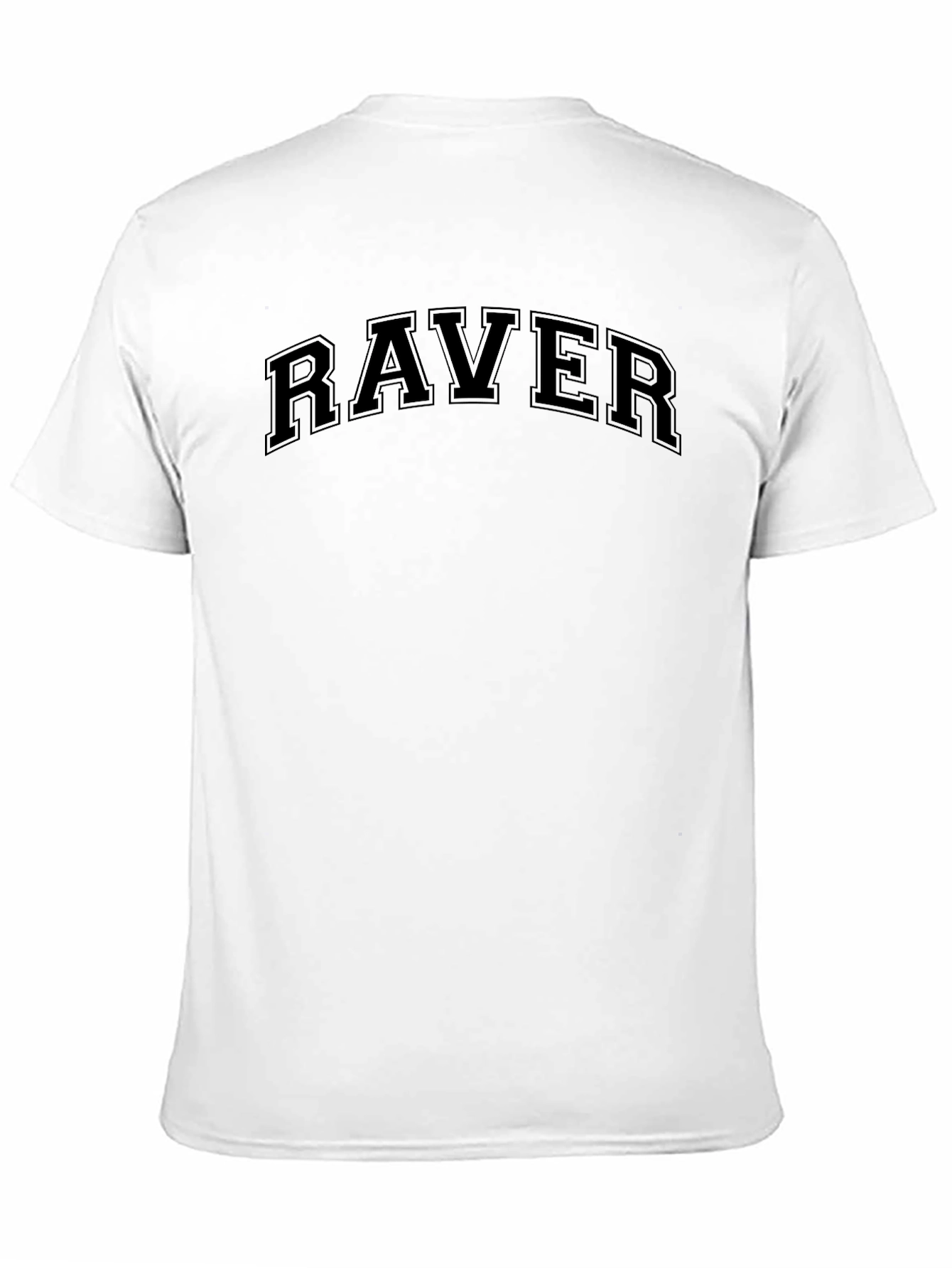 Black Raver Crewneck T-Shirt